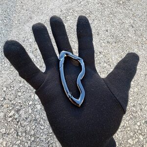 Black Chromed Irregular Carabiner